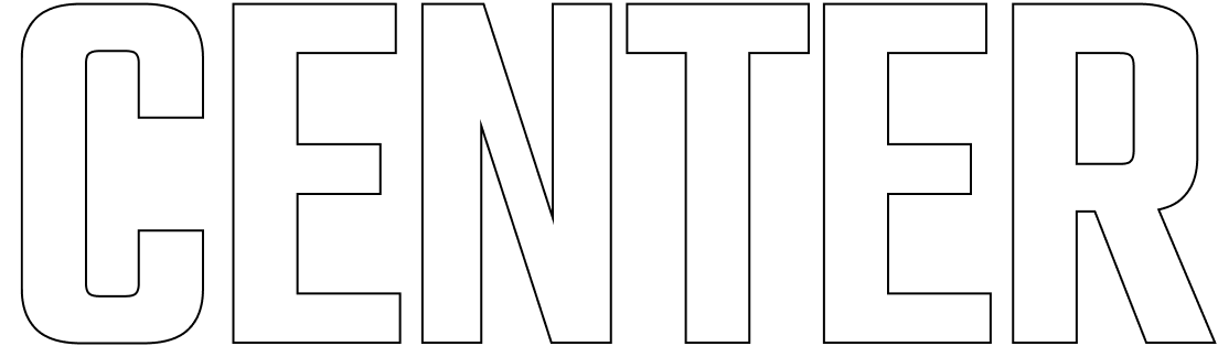 center text